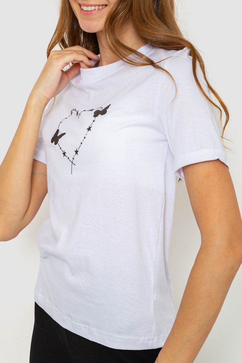 ФОТО КАРТИНКИ ЗОБРАЖЕННЯ Жіноча футболка з принтом AGER 241R125 S Білий РОЗДРІБ ОПТ ГУРТ ГУРТОМ ОПТОМ! З ЄВРОПИ! ЯКІСТЬ! Купити Львів Характеристики Ціна Оплата Доставка "БОГОДАР" ІНТЕРНЕТ-МАГАЗИН Огляд Рейтинг Порівняння Як вибрати Якісний