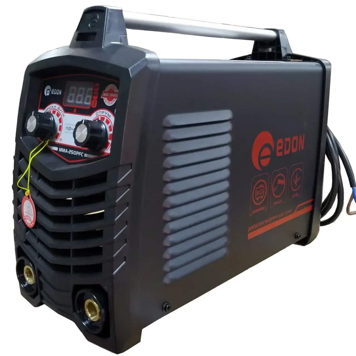 ФОТО КАРТИНКИ ЗОБРАЖЕННЯ Потужний інверторний зварювальний апарат EDON ММА-250PFC : 5.5 кВт, струм 20-250А, електроди 1.6-5.0 мм, вага 8 кг РОЗДРІБ ОПТ ГУРТ ГУРТОМ ОПТОМ! З ЄВРОПИ! ЯКІСТЬ! Купити Львів Характеристики Ціна Оплата Доставка "БОГОДАР" ІНТЕРНЕТ-МАГАЗИН Огляд Рейтинг Порівняння Як вибрати Якісний