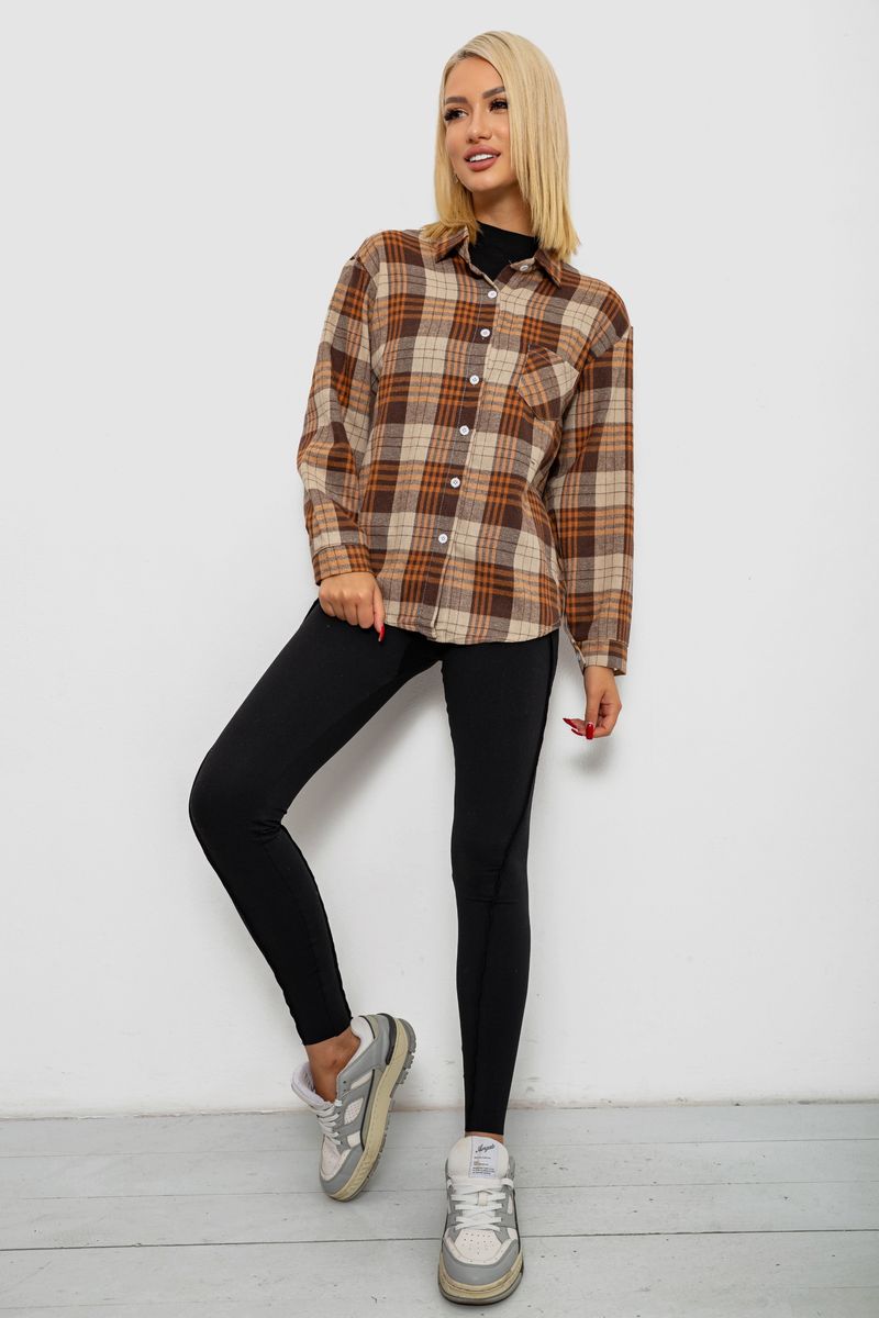 ФОТО КАРТИНКИ ЗОБРАЖЕННЯ Сорочка жіноча в клітинку AGER 244R1070-2 M Коричневий РОЗДРІБ ОПТ ГУРТ ГУРТОМ ОПТОМ! З ЄВРОПИ! ЯКІСТЬ! Купити Львів Характеристики Ціна Оплата Доставка "БОГОДАР" ІНТЕРНЕТ-МАГАЗИН Огляд Рейтинг Порівняння Як вибрати Якісний