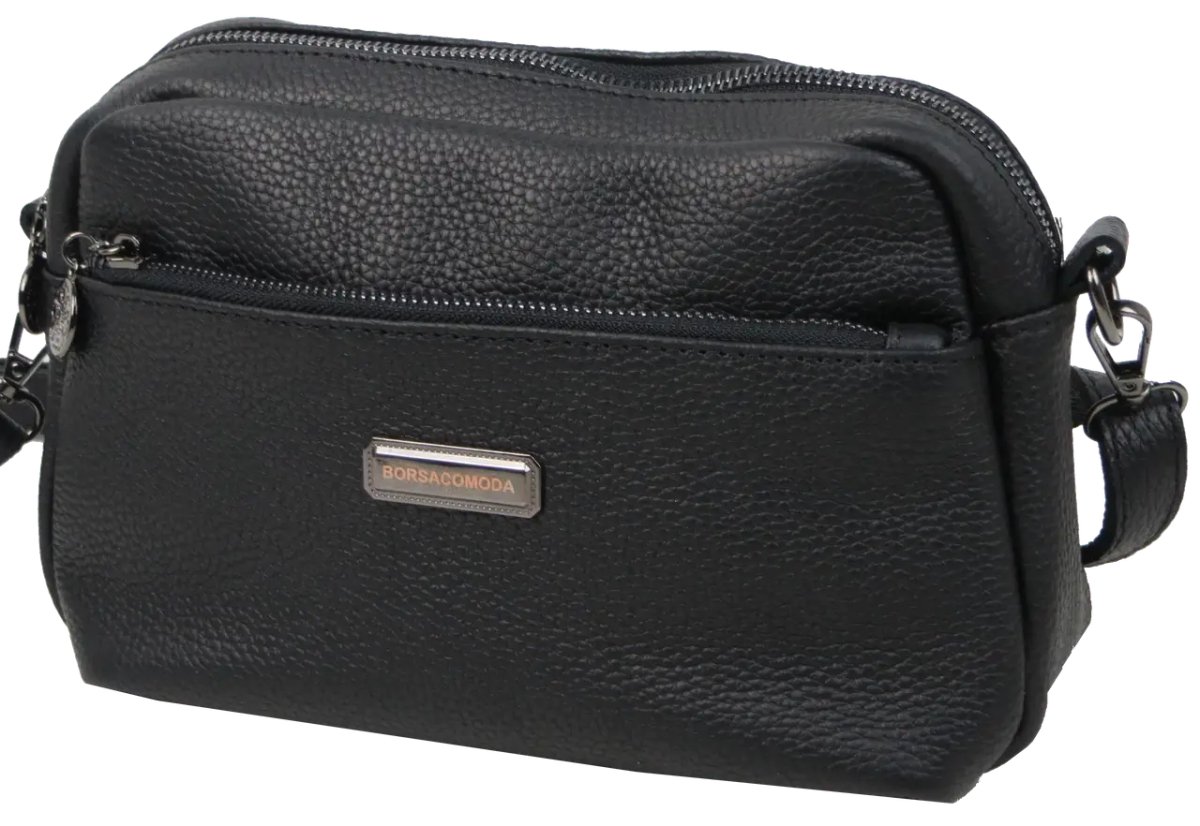 ФОТО КАРТИНКИ ЗОБРАЖЕННЯ Жіноча шкіряна сумка на плече BORSACOMODA чорна 820.023 РОЗДРІБ ОПТ ГУРТ ГУРТОМ ОПТОМ! З ЄВРОПИ! ЯКІСТЬ! Купити Львів Характеристики Ціна Оплата Доставка "БОГОДАР" ІНТЕРНЕТ-МАГАЗИН Огляд Рейтинг Порівняння Як вибрати Якісний