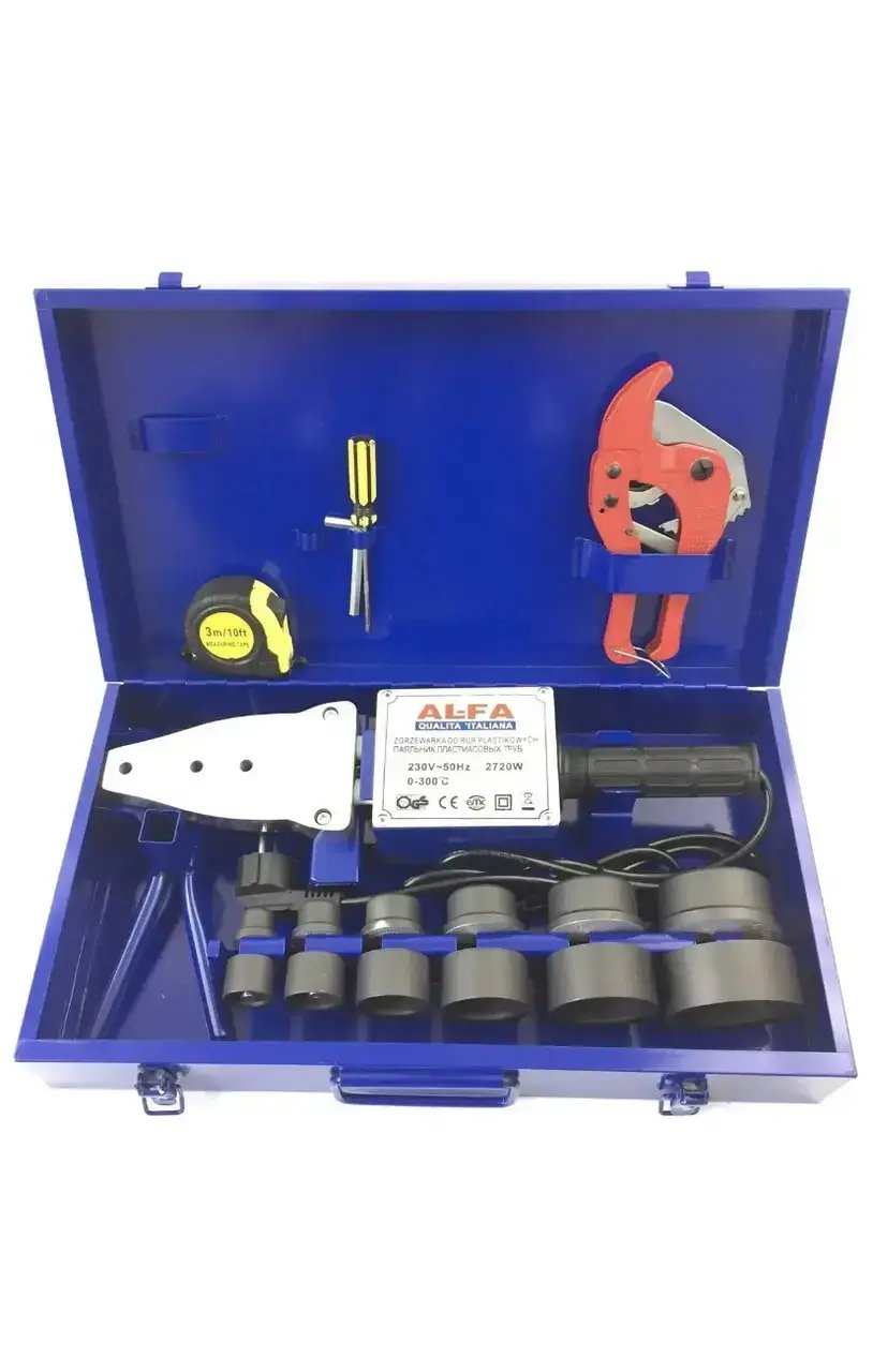ФОТО КАРТИНКИ ЗОБРАЖЕННЯ Потужний паяльник для пластикових труб (поліпропіленових труб) AL-FA LPW002: 2720 Вт, 20-63 мм насадки, зварювання полімерних труб РОЗДРІБ ОПТ ГУРТ ГУРТОМ ОПТОМ! З ЄВРОПИ! ЯКІСТЬ! Купити Львів Характеристики Ціна Оплата Доставка "БОГОДАР" ІНТЕРНЕТ-МАГАЗИН Огляд Рейтинг Порівняння Як вибрати Якісний