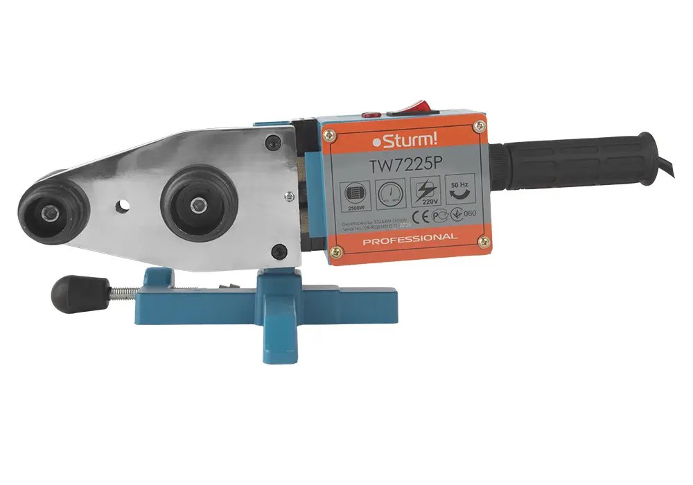 ФОТО КАРТИНКИ ЗОБРАЖЕННЯ Професійний зварювальний апарат для труб ПВХ «профі» STURM TW7225P : 2500 Вт, час нагріву 15 хв, 50 - 300 °C, 6 насадок, кейс РОЗДРІБ ОПТ ГУРТ ГУРТОМ ОПТОМ! З ЄВРОПИ! ЯКІСТЬ! Купити Львів Характеристики Ціна Оплата Доставка "БОГОДАР" ІНТЕРНЕТ-МАГАЗИН Огляд Рейтинг Порівняння Як вибрати Якісний