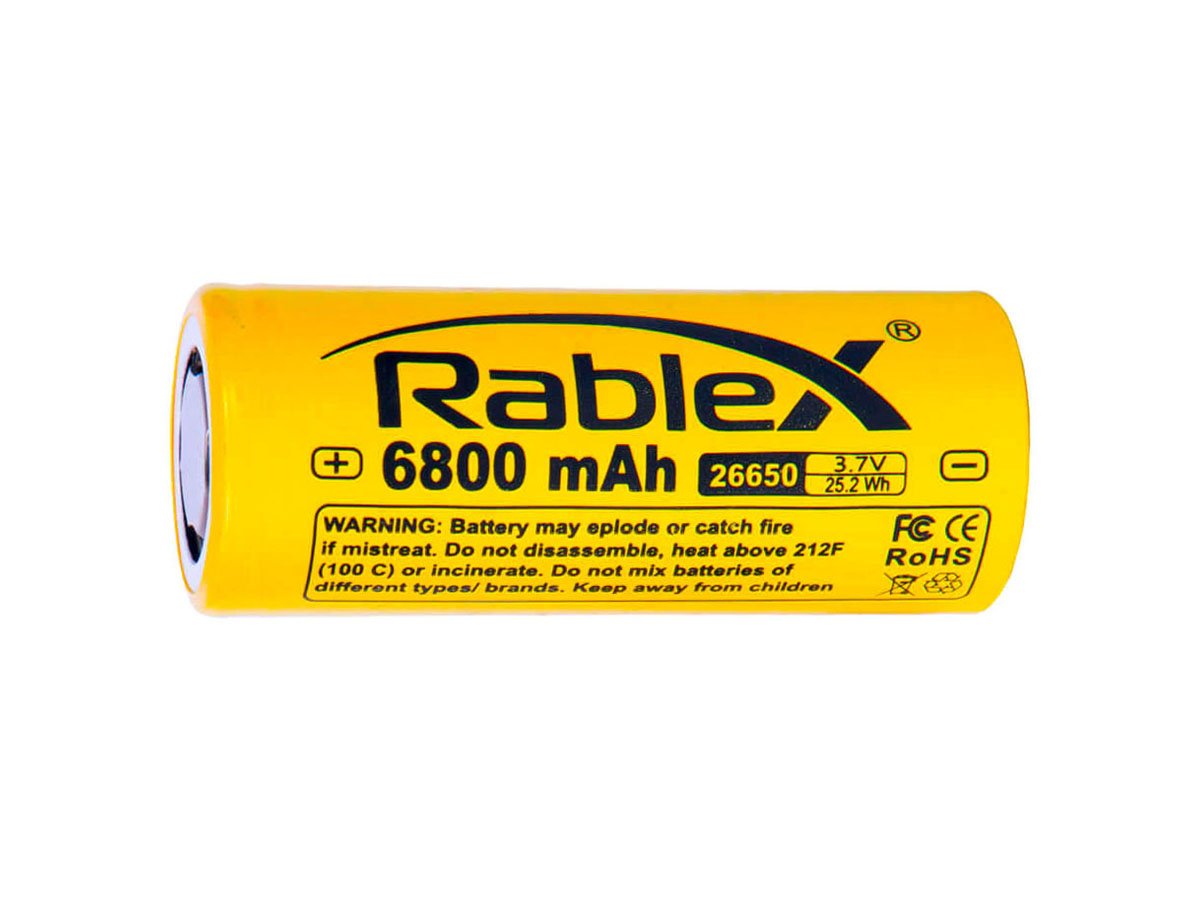 ФОТО КАРТИНКИ ЗОБРАЖЕННЯ Акумулятор 1 штука RABLEX 26650 6800 mAh Li-Ion 3.7V 25.2Wh з захистом Літій-Іонний ORIGINAL РОЗДРІБ ОПТ ГУРТ ГУРТОМ ОПТОМ! З ЄВРОПИ! ЯКІСТЬ! Купити Львів Характеристики Ціна Оплата Доставка "БОГОДАР" ІНТЕРНЕТ-МАГАЗИН Огляд Рейтинг Порівняння Як вибрати Якісний