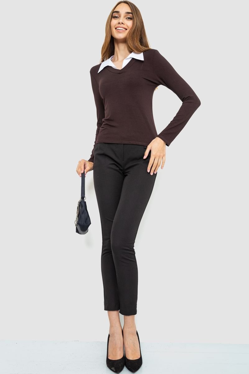 ФОТО КАРТИНКИ ЗОБРАЖЕННЯ Жіночий лонгслів з коміром AGER 186R308 S-M Коричневий РОЗДРІБ ОПТ ГУРТ ГУРТОМ ОПТОМ! З ЄВРОПИ! ЯКІСТЬ! Купити Львів Характеристики Ціна Оплата Доставка "БОГОДАР" ІНТЕРНЕТ-МАГАЗИН Огляд Рейтинг Порівняння Як вибрати Якісний