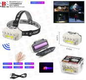 ФОТО КАРТИНКИ ЗОБРАЖЕННЯ Ліхтар налобний HX-817S-COB (white+red+blue), Motion Sensor, Waterproof, 1x18650, ЗП Type-C РОЗДРІБ ОПТ ГУРТ ГУРТОМ ОПТОМ! З ЄВРОПИ! ЯКІСТЬ! Купити Львів Характеристики Ціна Оплата Доставка "БОГОДАР" ІНТЕРНЕТ-МАГАЗИН Огляд Рейтинг Порівняння Як вибрати Якісний