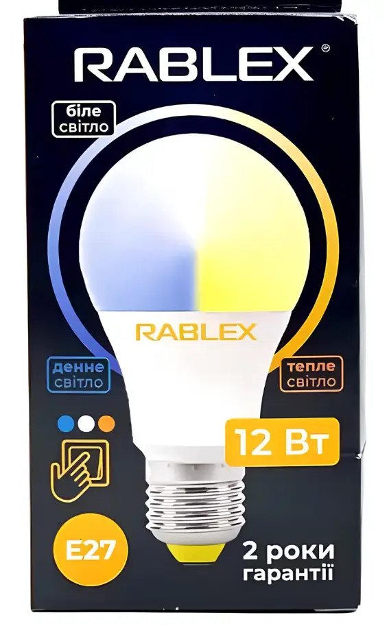 ФОТО КАРТИНКИ ЗОБРАЖЕННЯ Світлодіодна LED лампочка RABLEX RB506 з рег. кольору світіння/E27/12Вт/3000K-6200K РОЗДРІБ ОПТ ГУРТ ГУРТОМ ОПТОМ! З ЄВРОПИ! ЯКІСТЬ! Купити Львів Характеристики Ціна Оплата Доставка "БОГОДАР" ІНТЕРНЕТ-МАГАЗИН Огляд Рейтинг Порівняння Як вибрати Якісний