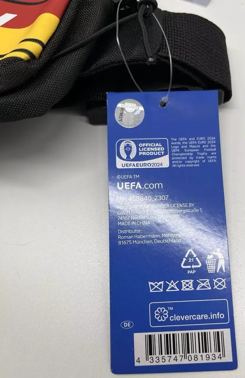 ФОТО КАРТИНКИ ЗОБРАЖЕННЯ Дитяча сумка на пояс, бананка EURO2024 GERMANY чорна ian458840 РОЗДРІБ ОПТ ГУРТ ГУРТОМ ОПТОМ! З ЄВРОПИ! ЯКІСТЬ! Купити Львів Характеристики Ціна Оплата Доставка "БОГОДАР" ІНТЕРНЕТ-МАГАЗИН Огляд Рейтинг Порівняння Як вибрати Якісний