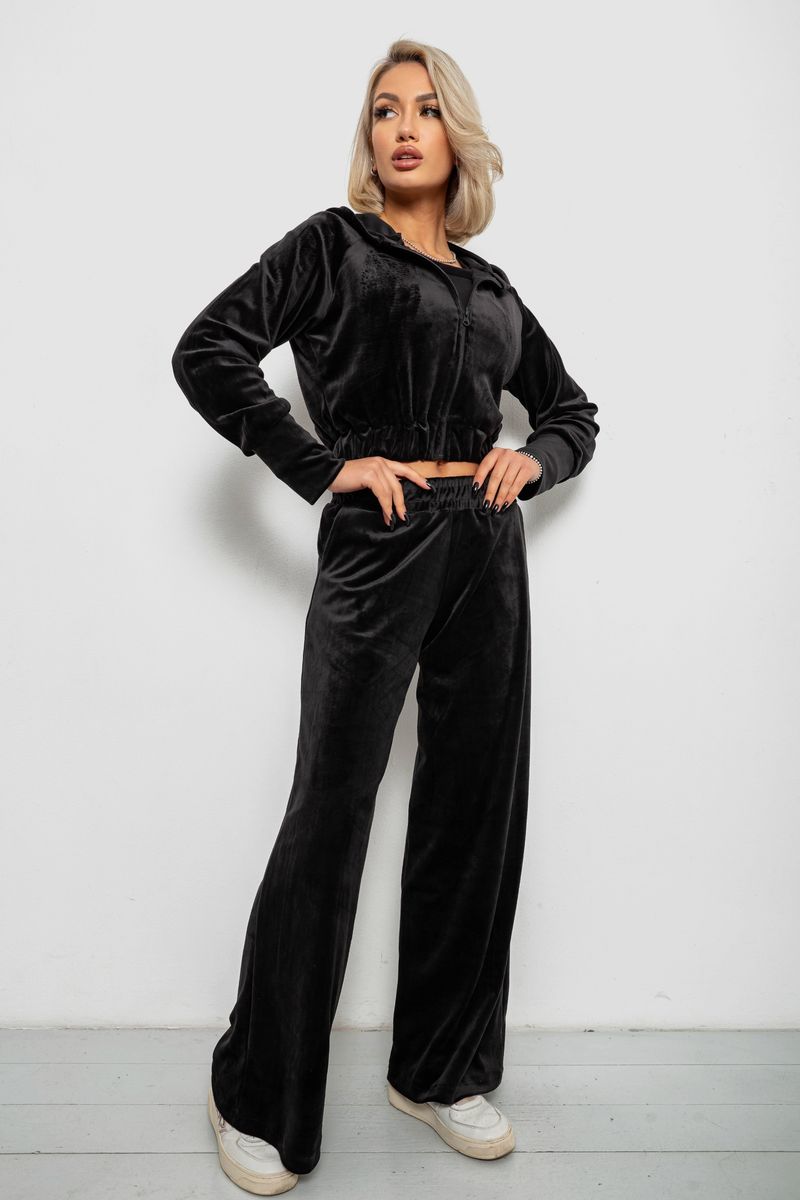 ФОТО КАРТИНКИ ЗОБРАЖЕННЯ Спортивний костюм жіночий велюровий AGER 257R4125 S-M Чорний РОЗДРІБ ОПТ ГУРТ ГУРТОМ ОПТОМ! З ЄВРОПИ! ЯКІСТЬ! Купити Львів Характеристики Ціна Оплата Доставка "БОГОДАР" ІНТЕРНЕТ-МАГАЗИН Огляд Рейтинг Порівняння Як вибрати Якісний