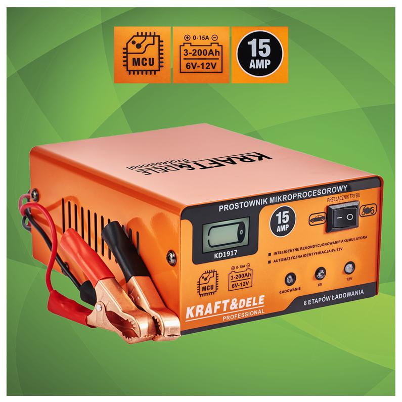 ФОТО КАРТИНКИ ЗОБРАЖЕННЯ PROSTOWNIK MIKROPROCESOROWY 15AMP 6/12V KD1917 РОЗДРІБ ОПТ ГУРТ ГУРТОМ ОПТОМ! З ЄВРОПИ! ЯКІСТЬ! Купити Львів Характеристики Ціна Оплата Доставка "БОГОДАР" ІНТЕРНЕТ-МАГАЗИН Огляд Рейтинг Порівняння Як вибрати Якісний