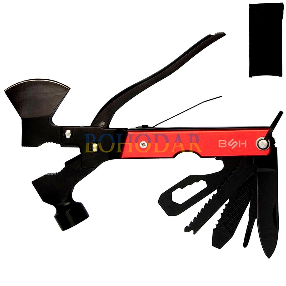 ФОТО КАРТИНКИ ЗОБРАЖЕННЯ Мультитул BSH ADVENTURE MT-003B 15/1 з молотком і сокирою чорне захисне покриття РОЗДРІБ ОПТ ГУРТ ГУРТОМ ОПТОМ! З ЄВРОПИ! ЯКІСТЬ! Купити Львів Характеристики Ціна Оплата Доставка "БОГОДАР" ІНТЕРНЕТ-МАГАЗИН Огляд Рейтинг Порівняння Як вибрати Якісний