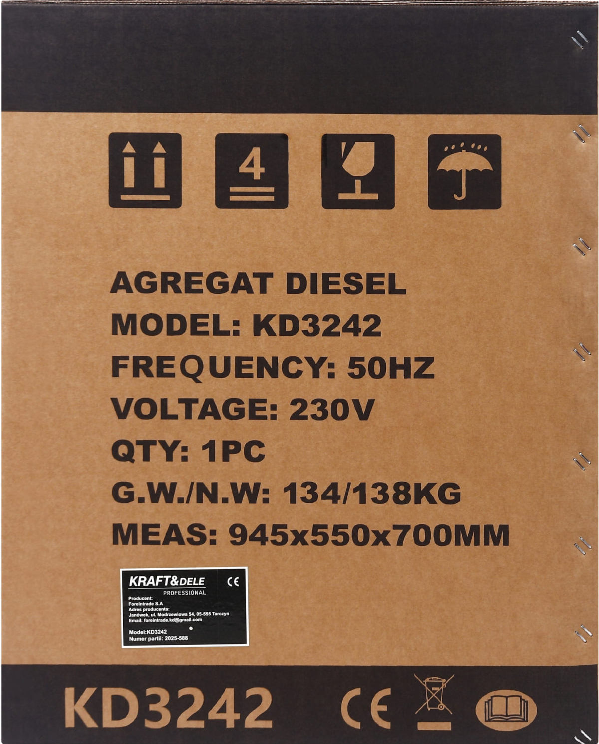 ФОТО КАРТИНКИ ЗОБРАЖЕННЯ Agregat Prądotwórczy 230V 7kW 10KM Diesel + ATS KD3242 РОЗДРІБ ОПТ ГУРТ ГУРТОМ ОПТОМ! З ЄВРОПИ! ЯКІСТЬ! Купити Львів Характеристики Ціна Оплата Доставка "БОГОДАР" ІНТЕРНЕТ-МАГАЗИН Огляд Рейтинг Порівняння Як вибрати Якісний