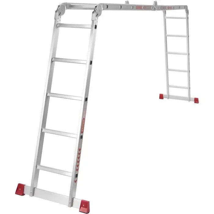 ФОТО КАРТИНКИ ЗОБРАЖЕННЯ Якісна драбина-трансформер алюмінієва Квітка Heavy Duty 4х5 сходинок : висота 5.84 м., навантаження до 150 кг, алюмінієва РОЗДРІБ ОПТ ГУРТ ГУРТОМ ОПТОМ! З ЄВРОПИ! ЯКІСТЬ! Купити Львів Характеристики Ціна Оплата Доставка "БОГОДАР" ІНТЕРНЕТ-МАГАЗИН Огляд Рейтинг Порівняння Як вибрати Якісний