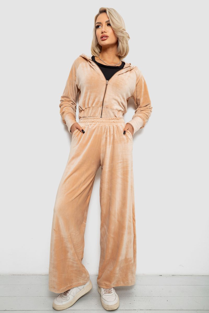 ФОТО КАРТИНКИ ЗОБРАЖЕННЯ Спортивний костюм жіночий велюровий AGER 257R4125 S-M Бежевий РОЗДРІБ ОПТ ГУРТ ГУРТОМ ОПТОМ! З ЄВРОПИ! ЯКІСТЬ! Купити Львів Характеристики Ціна Оплата Доставка "БОГОДАР" ІНТЕРНЕТ-МАГАЗИН Огляд Рейтинг Порівняння Як вибрати Якісний