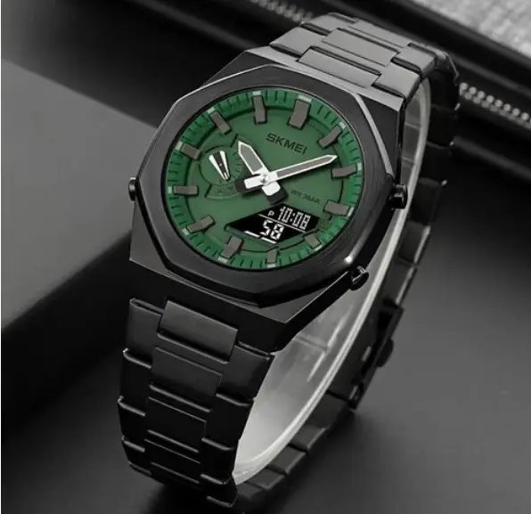 ФОТО КАРТИНКИ ЗОБРАЖЕННЯ Годинник наручний 1816BKGNBK SKMEI, BLACK/GREEN-BLACK РОЗДРІБ ОПТ ГУРТ ГУРТОМ ОПТОМ! З ЄВРОПИ! ЯКІСТЬ! Купити Львів Характеристики Ціна Оплата Доставка "БОГОДАР" ІНТЕРНЕТ-МАГАЗИН Огляд Рейтинг Порівняння Як вибрати Якісний