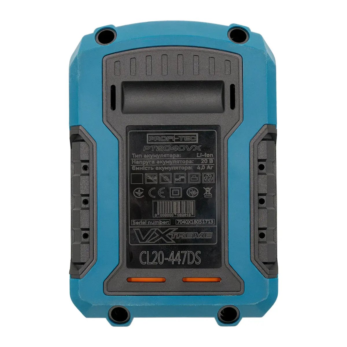 ФОТО КАРТИНКИ ЗОБРАЖЕННЯ Акумуляторна батарея PROFI-TEC PT2040VX POWERLINE : 20V, 4.0Аh, з індикатором заряду, високострумова (007021) РОЗДРІБ ОПТ ГУРТ ГУРТОМ ОПТОМ! З ЄВРОПИ! ЯКІСТЬ! Купити Львів Характеристики Ціна Оплата Доставка "БОГОДАР" ІНТЕРНЕТ-МАГАЗИН Огляд Рейтинг Порівняння Як вибрати Якісний