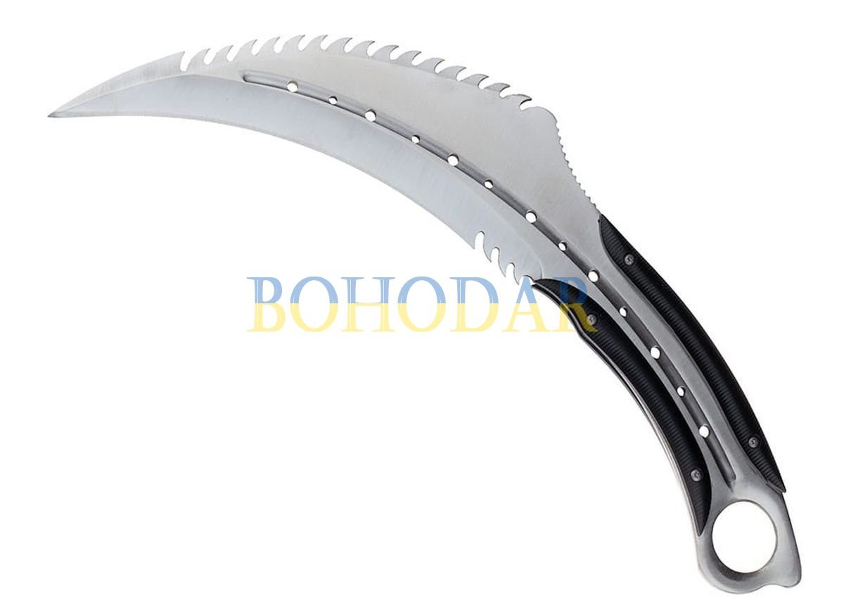 ФОТО КАРТИНКИ ЗОБРАЖЕННЯ Ніж мисливський BSH N-071A нескладний 33 см великий KARAMBIT (КЕРАМБІТ) FULL TANG з зубцями (зазубринами) РОЗДРІБ ОПТ ГУРТ ГУРТОМ ОПТОМ! З ЄВРОПИ! ЯКІСТЬ! Купити Львів Характеристики Ціна Оплата Доставка "БОГОДАР" ІНТЕРНЕТ-МАГАЗИН Огляд Рейтинг Порівняння Як вибрати Якісний