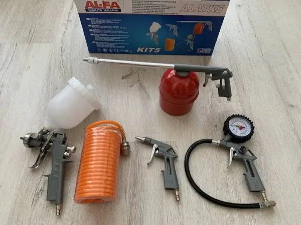 ФОТО КАРТИНКИ ЗОБРАЖЕННЯ Якісний набір для пневмоінструменту AL-FA KIT-5 ALATK5 :  кількість в наборі інструментів 5 шт РОЗДРІБ ОПТ ГУРТ ГУРТОМ ОПТОМ! З ЄВРОПИ! ЯКІСТЬ! Купити Львів Характеристики Ціна Оплата Доставка "БОГОДАР" ІНТЕРНЕТ-МАГАЗИН Огляд Рейтинг Порівняння Як вибрати Якісний