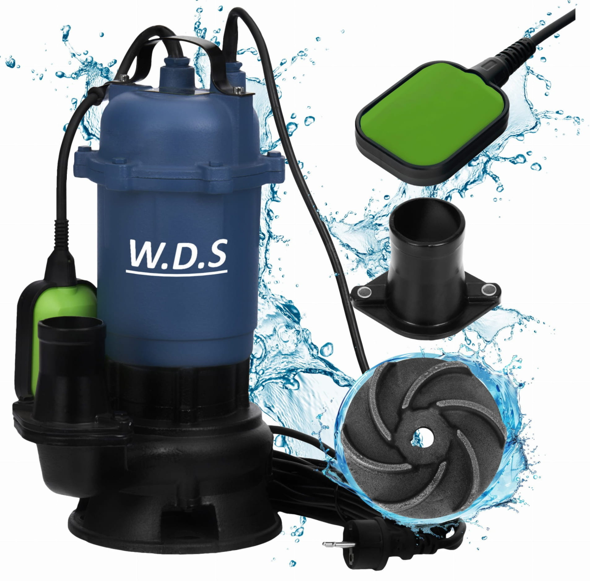 ФОТО КАРТИНКИ ЗОБРАЖЕННЯ Pompa do wody 2" 2850W 30000l/h + PŁYWAK WDS2422 РОЗДРІБ ОПТ ГУРТ ГУРТОМ ОПТОМ! З ЄВРОПИ! ЯКІСТЬ! Купити Львів Характеристики Ціна Оплата Доставка "БОГОДАР" ІНТЕРНЕТ-МАГАЗИН Огляд Рейтинг Порівняння Як вибрати Якісний