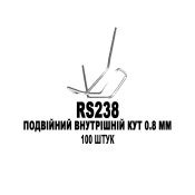ФОТО КАРТИНКИ ЗОБРАЖЕННЯ Скоби для пайки BOHODAR RS238 Подвійний Внутрішній кут 0.8 мм 100 штук для гарячих степлерів пайка/зварка/ремонт пластику пластмас Авто Мото РОЗДРІБ ОПТ ГУРТ ГУРТОМ ОПТОМ! З ЄВРОПИ! ЯКІСТЬ! Купити Львів Характеристики Ціна Оплата Доставка "БОГОДАР" ІНТЕРНЕТ-МАГАЗИН Огляд Рейтинг Порівняння Як вибрати Якісний