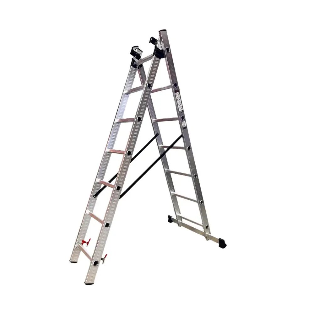 ФОТО КАРТИНКИ ЗОБРАЖЕННЯ Драбина алюмінієва трисекційна GTM KME307 3x7 сходинок 1.9-4.07м (39944) РОЗДРІБ ОПТ ГУРТ ГУРТОМ ОПТОМ! З ЄВРОПИ! ЯКІСТЬ! Купити Львів Характеристики Ціна Оплата Доставка "БОГОДАР" ІНТЕРНЕТ-МАГАЗИН Огляд Рейтинг Порівняння Як вибрати Якісний