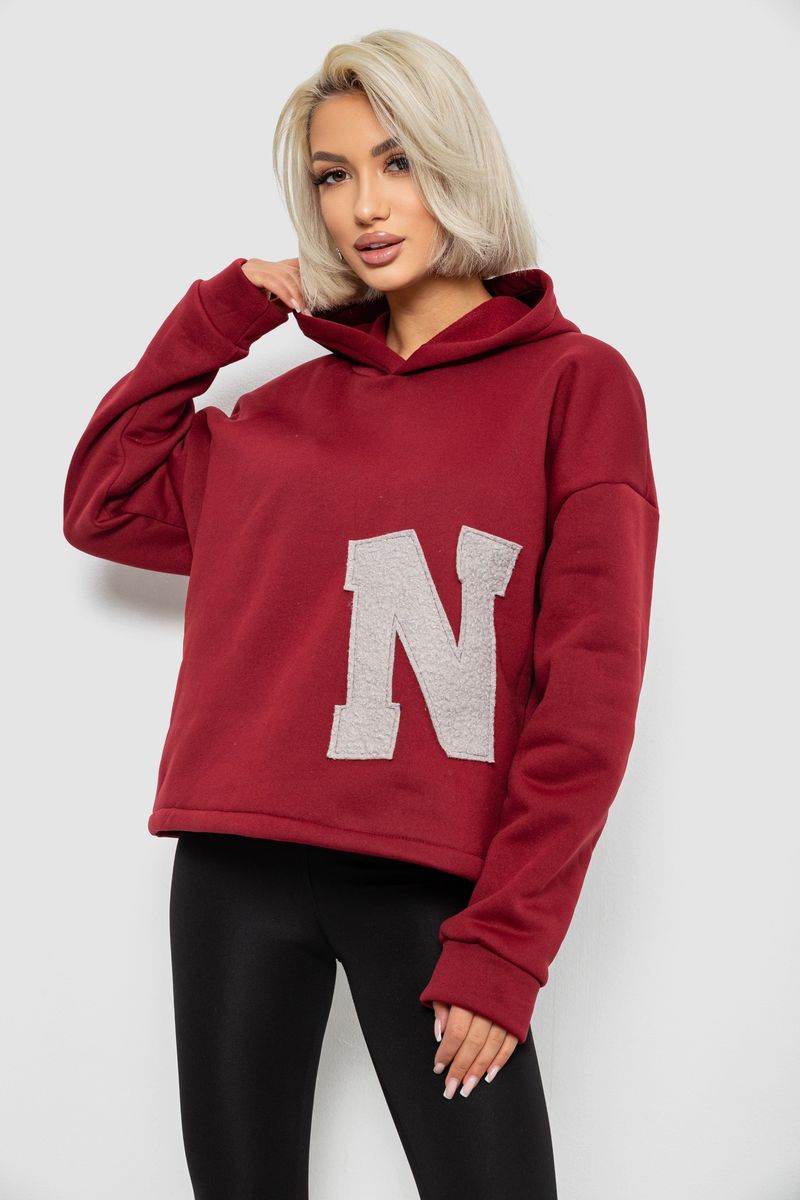 ФОТО КАРТИНКИ ЗОБРАЖЕННЯ Худі жіночий з капюшоном на флісі AGER 257R335 S-L Бордовий РОЗДРІБ ОПТ ГУРТ ГУРТОМ ОПТОМ! З ЄВРОПИ! ЯКІСТЬ! Купити Львів Характеристики Ціна Оплата Доставка "БОГОДАР" ІНТЕРНЕТ-МАГАЗИН Огляд Рейтинг Порівняння Як вибрати Якісний