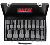 ФОТО КАРТИНКИ ЗОБРАЖЕННЯ Набір ударних головок ALFA 17 шт AL17E1036  (AL17E1036) РОЗДРІБ ОПТ ГУРТ ГУРТОМ ОПТОМ! З ЄВРОПИ! ЯКІСТЬ! Купити Львів Характеристики Ціна Оплата Доставка "БОГОДАР" ІНТЕРНЕТ-МАГАЗИН Огляд Рейтинг Порівняння Як вибрати Якісний