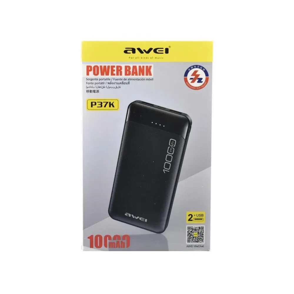 ФОТО КАРТИНКИ ЗОБРАЖЕННЯ Повербанк Power Bank AWEI P37k 10000mAh (реальна ємність менша) / 8414 РОЗДРІБ ОПТ ГУРТ ГУРТОМ ОПТОМ! З ЄВРОПИ! ЯКІСТЬ! Купити Львів Характеристики Ціна Оплата Доставка "БОГОДАР" ІНТЕРНЕТ-МАГАЗИН Огляд Рейтинг Порівняння Як вибрати Якісний