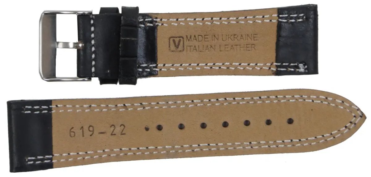ФОТО КАРТИНКИ ЗОБРАЖЕННЯ Шкіряний ремінець для годинника під крокодила MYKHAIL IKHTYAR Ш20 мм чорний S619-22S black РОЗДРІБ ОПТ ГУРТ ГУРТОМ ОПТОМ! З ЄВРОПИ! ЯКІСТЬ! Купити Львів Характеристики Ціна Оплата Доставка "БОГОДАР" ІНТЕРНЕТ-МАГАЗИН Огляд Рейтинг Порівняння Як вибрати Якісний