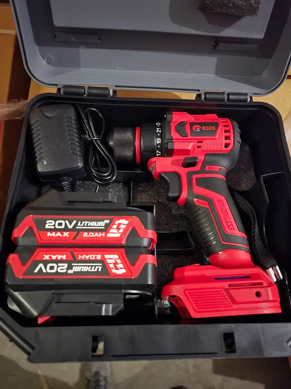 ФОТО КАРТИНКИ ЗОБРАЖЕННЯ Потужний акумуляторний безщітковий шуруповерт EDON ED-20BL : з АКБ 2-шт 20V 2.0 Ah+ЗП РОЗДРІБ ОПТ ГУРТ ГУРТОМ ОПТОМ! З ЄВРОПИ! ЯКІСТЬ! Купити Львів Характеристики Ціна Оплата Доставка "БОГОДАР" ІНТЕРНЕТ-МАГАЗИН Огляд Рейтинг Порівняння Як вибрати Якісний