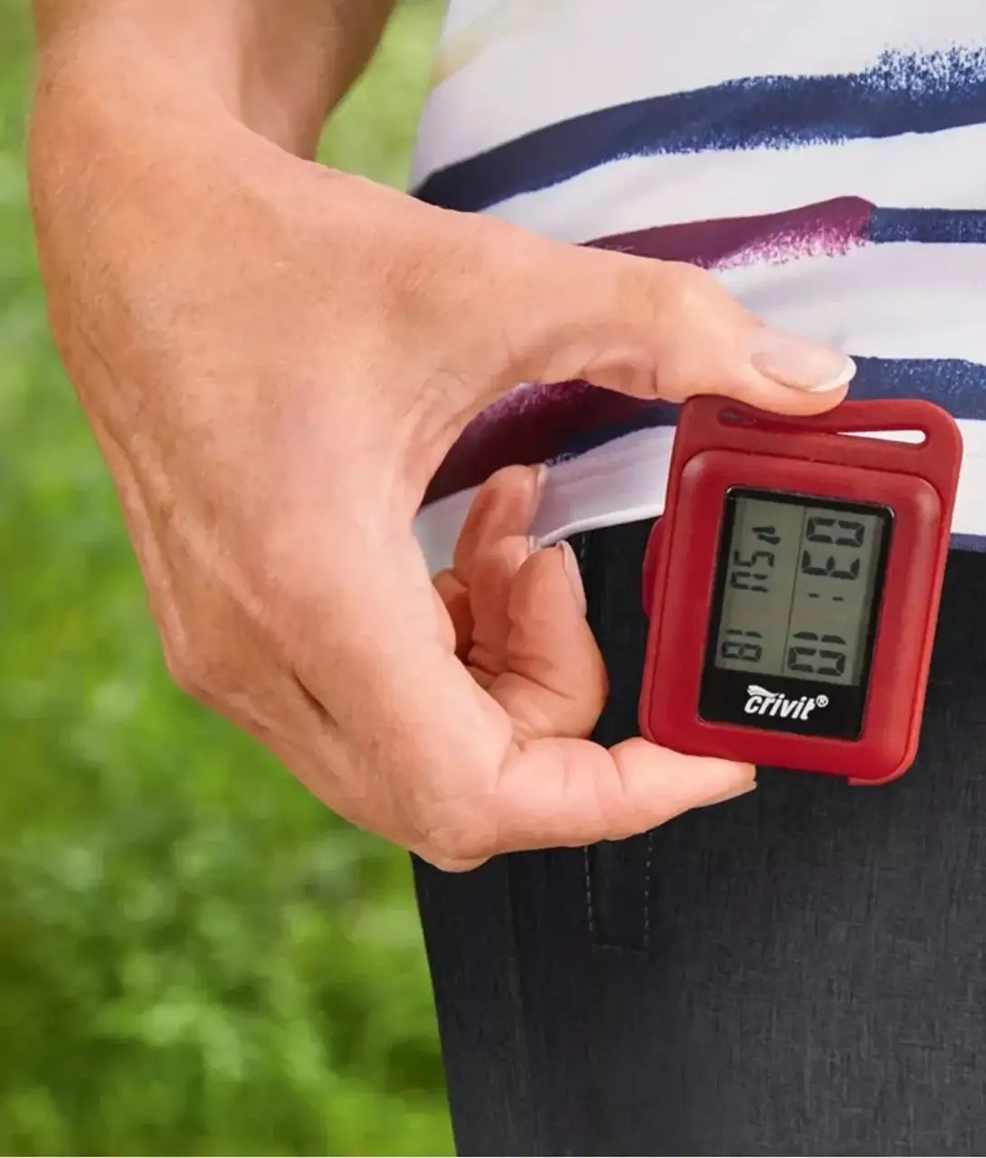 ФОТО КАРТИНКИ ЗОБРАЖЕННЯ Шагомір з 3D-сенсором та РК-дисплеєм Crivit 47x67x14 мм червоний IAN326844 red РОЗДРІБ ОПТ ГУРТ ГУРТОМ ОПТОМ! З ЄВРОПИ! ЯКІСТЬ! Купити Львів Характеристики Ціна Оплата Доставка "БОГОДАР" ІНТЕРНЕТ-МАГАЗИН Огляд Рейтинг Порівняння Як вибрати Якісний