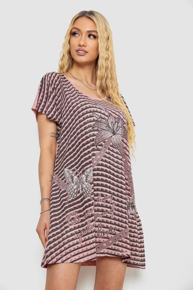 ФОТО КАРТИНКИ ЗОБРАЖЕННЯ Туніка жіноча з принтом KULADA 238RBD378 5XL Пудрово-чорний РОЗДРІБ ОПТ ГУРТ ГУРТОМ ОПТОМ! З ЄВРОПИ! ЯКІСТЬ! Купити Львів Характеристики Ціна Оплата Доставка "БОГОДАР" ІНТЕРНЕТ-МАГАЗИН Огляд Рейтинг Порівняння Як вибрати Якісний