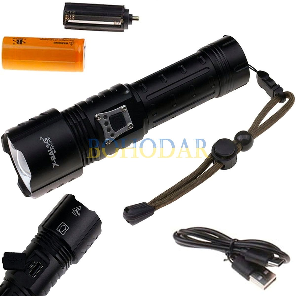 ФОТО КАРТИНКИ ЗОБРАЖЕННЯ Ліхтарик ручний X-BALOG BL-P712-P120 L-093A +POWERBANK ліхтар фонарик XHP120 12 Ядер USB Type-C 26650 8800 mAh 5700 Лм 1 Км Польща! РОЗДРІБ ОПТ ГУРТ ГУРТОМ ОПТОМ! З ЄВРОПИ! ЯКІСТЬ! Купити Львів Характеристики Ціна Оплата Доставка "БОГОДАР" ІНТЕРНЕТ-МАГАЗИН Огляд Рейтинг Порівняння Як вибрати Якісний