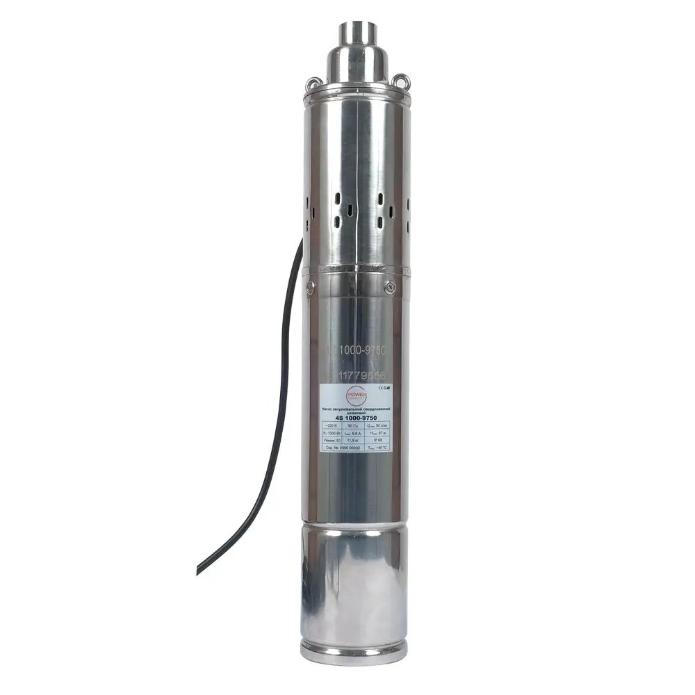 ФОТО КАРТИНКИ ЗОБРАЖЕННЯ Насос заглибний свердловинний шнековий POWERCRAFT 4S 1000-9750  + 10м кабель : 1 кВт, 50 л/хв, 97м висота напору РОЗДРІБ ОПТ ГУРТ ГУРТОМ ОПТОМ! З ЄВРОПИ! ЯКІСТЬ! Купити Львів Характеристики Ціна Оплата Доставка "БОГОДАР" ІНТЕРНЕТ-МАГАЗИН Огляд Рейтинг Порівняння Як вибрати Якісний