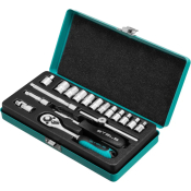 ФОТО КАРТИНКИ ЗОБРАЖЕННЯ Набір торцевих головок з тріскачкою, 1/4, 18 од. STELS (13573) РОЗДРІБ ОПТ ГУРТ ГУРТОМ ОПТОМ! З ЄВРОПИ! ЯКІСТЬ! Купити Львів Характеристики Ціна Оплата Доставка "БОГОДАР" ІНТЕРНЕТ-МАГАЗИН Огляд Рейтинг Порівняння Як вибрати Якісний