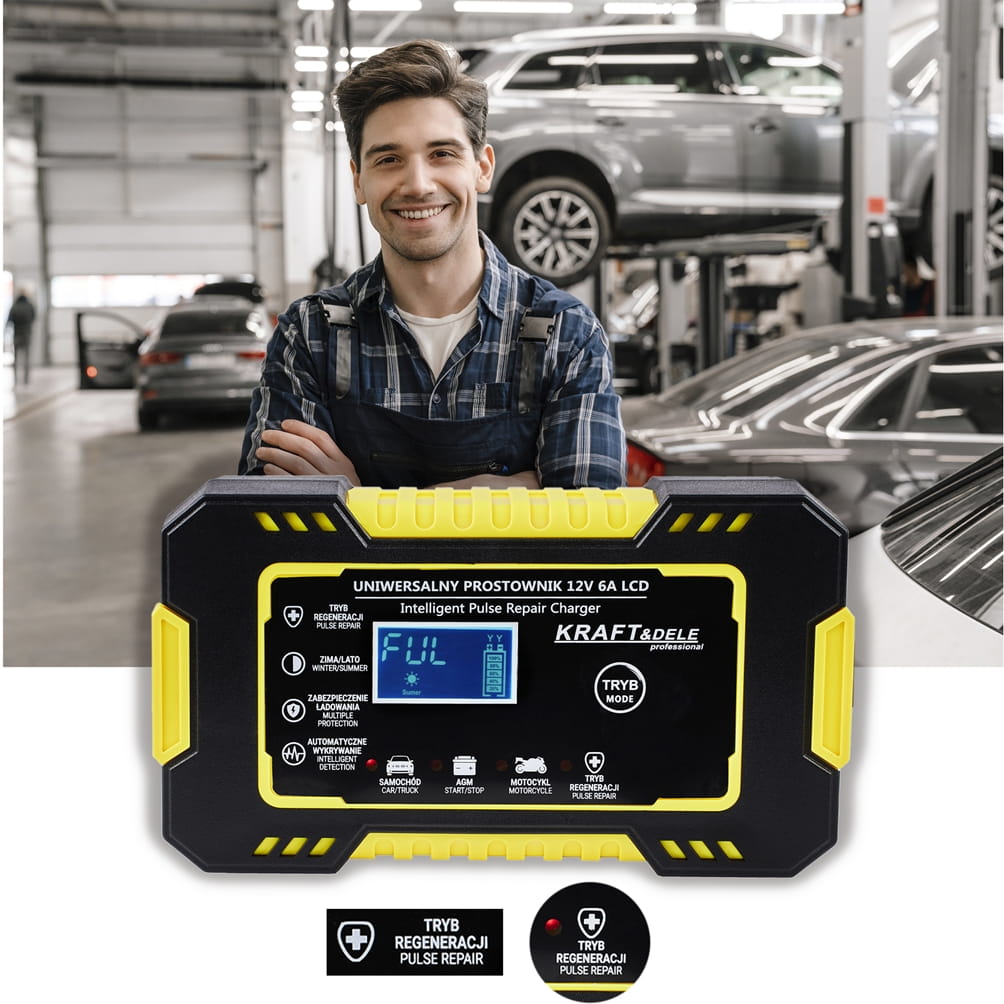 ФОТО КАРТИНКИ ЗОБРАЖЕННЯ Automatyczny prostownik akumulatorowy LCD 12V / 6A KD1290 РОЗДРІБ ОПТ ГУРТ ГУРТОМ ОПТОМ! З ЄВРОПИ! ЯКІСТЬ! Купити Львів Характеристики Ціна Оплата Доставка "БОГОДАР" ІНТЕРНЕТ-МАГАЗИН Огляд Рейтинг Порівняння Як вибрати Якісний