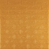 ФОТО КАРТИНКИ ЗОБРАЖЕННЯ 3D панель самоклеюча 700х770х3мм цегла Золота (011-3) SW-00000676 РОЗДРІБ ОПТ ГУРТ ГУРТОМ ОПТОМ! З ЄВРОПИ! ЯКІСТЬ! Купити Львів Характеристики Ціна Оплата Доставка "БОГОДАР" ІНТЕРНЕТ-МАГАЗИН Огляд Рейтинг Порівняння Як вибрати Якісний