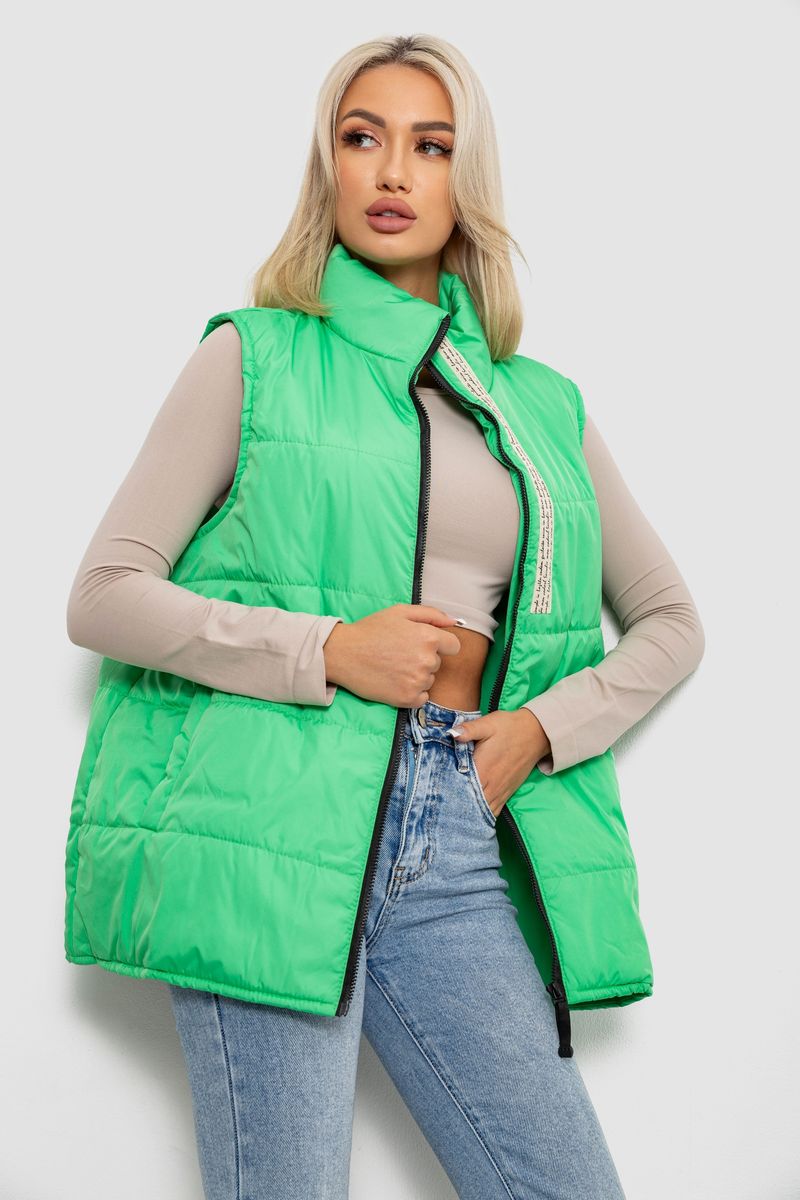 ФОТО КАРТИНКИ ЗОБРАЖЕННЯ Жилет жіночий демісезонний AGER 257R95 4XL Салатовий РОЗДРІБ ОПТ ГУРТ ГУРТОМ ОПТОМ! З ЄВРОПИ! ЯКІСТЬ! Купити Львів Характеристики Ціна Оплата Доставка "БОГОДАР" ІНТЕРНЕТ-МАГАЗИН Огляд Рейтинг Порівняння Як вибрати Якісний