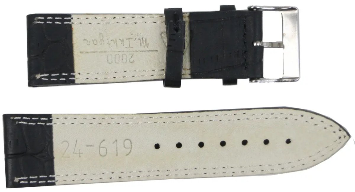 ФОТО КАРТИНКИ ЗОБРАЖЕННЯ Шкіряний ремінець для чоловічого годинника MYKHAIL IKHTYAR Ш24 мм чорний S24-619S black РОЗДРІБ ОПТ ГУРТ ГУРТОМ ОПТОМ! З ЄВРОПИ! ЯКІСТЬ! Купити Львів Характеристики Ціна Оплата Доставка "БОГОДАР" ІНТЕРНЕТ-МАГАЗИН Огляд Рейтинг Порівняння Як вибрати Якісний